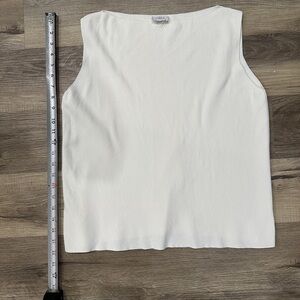 Eileen Fisher Classic White Tank Top